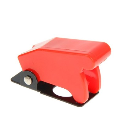 Protective cover for the Rexant SAC-01 toggle switches, such as KN and ASW, red