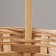 Wicker basket, 20 x 11/35 cm, bamboo