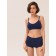 Women's shorts with low waist Mirey Shorts, size 44-46, deep blue color