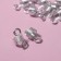 Hair piercing "Spiral", 2.1 × 0.9 cm, 10 pcs, silver color