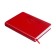 Dated diary 2025, A6+, 176 sheets "Lyon", solid cover, pancake embossing, with liesa, block 80 g/m2, red