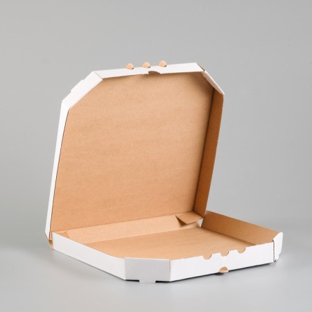 Pizza box, white, 25.5 x 25.5 x 3 cm-1