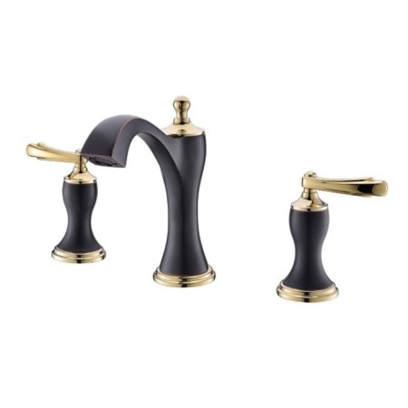 Timo unari 7511/04F shell mixer, two-wound, black antique-zoloto