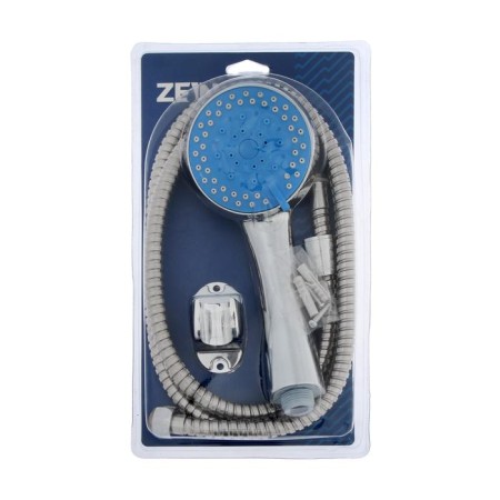 Soul for the shower Zein Z0705, hose 150 cm, holder, watering can 5 modes, blue/chrome-8