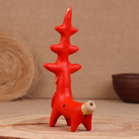 Abashevskaya toy "Deer-Drevo", 15x7x15 cm, Kukushkin I.I.-2