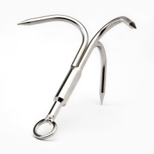 Tactical hook, 3 teeth, 11.5 cm