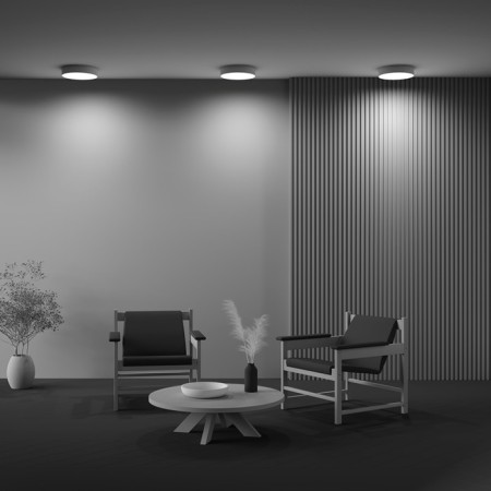 Technical C032CL-36W3K-RD-MG, LED, 36 W, 300x300x60 mm, 2220 lm, 2835, matte gold, matte gold-6