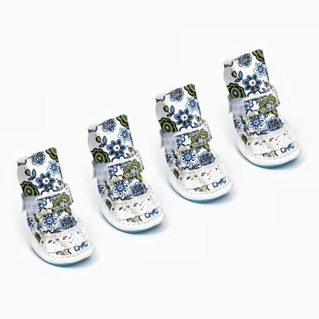 Modnik boots, set 4 pcs, 4 size (5.3 x 4 cm), white
