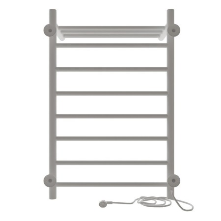 The electric heated towel "Sanprise" Aurora P8, 500x800 mm, left, white-4