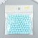 Beads Plastic "Blue Sky" Gloss Set 25 grams d = 0.8 cm