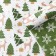Paper packing glossy bilateral "New Year's forest", 70 x 100 cm, New Year
