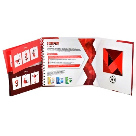 Magnetic puzzle "Tangram. Football"-3