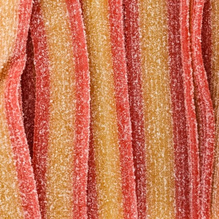Sour marmalade - straps "Damla", banana, strawberries, 300 g-2