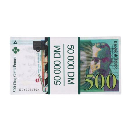 A pack of bills "500 French francs"-2
