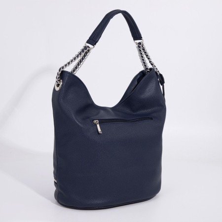 Magic bag "Olivi" on the zipper, the color is blue-1