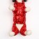 The jumpsuit "Girl" with a weight, size 12 (ds 28 cm, OG 38 cm, Osh 27 cm), red