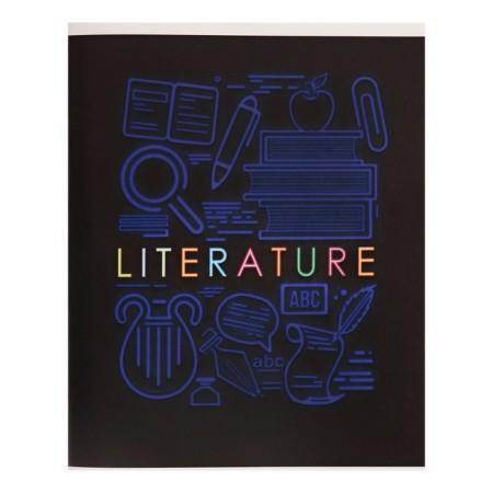 Subject Calligrata Superneon, 48 sheets in the literature line, with reference material, cover coat -cooked cardboard, offset block-4