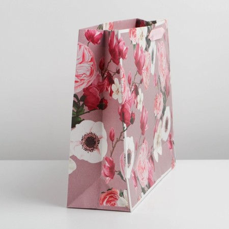 Package Gift Laminated Horizontal, Packaging, Flower, L 40 x 31 x 11.5 cm-2