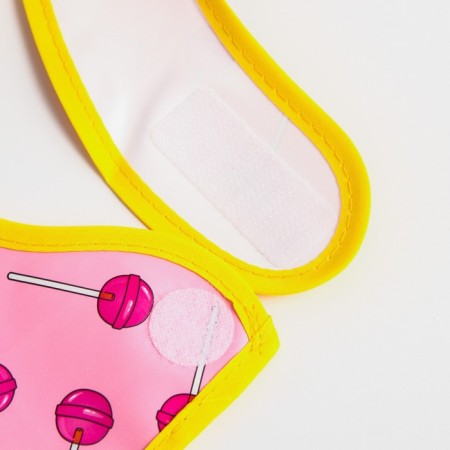 Sweet Baby feeding bib with Velcro, with a pocket-4