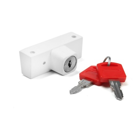 Castle blocking for plastic windows tundra 001ww, 2 keys, white-2
