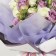 Felt for packages and crafts, plain, light lilac, bilateral, roll 1 pcs, 50 cm x 15 m