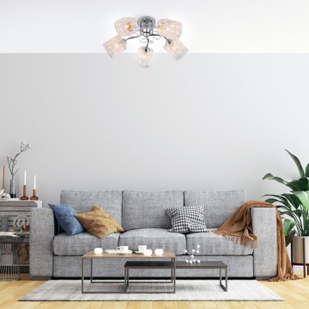 Ceiling lamp ESCADA, 1106/5PL. 5x40W, E27, 550x550x230 mm, chromium color-4