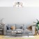 Ceiling lamp ESCADA, 1106/5PL. 5x40W, E27, 550x550x230 mm, chromium color