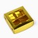 Box for sweets "golden", 10.5 x 10.5 x 3.5 cm