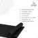 Sangh yoga rug, 173x61x0.3 cm, black color