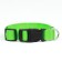 Collar with backlight double strip size S, Osh 35-43 x 2.5 cm, 3 glow modes Green