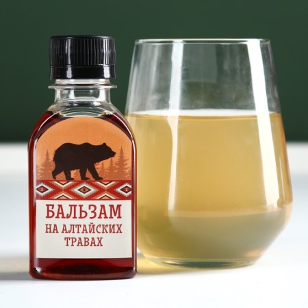 Balm "strong spirit" on Altai herbs, male force, 100 ml.-1