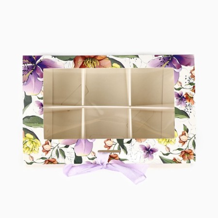 Box for 6 sweets with cells “Blave” 14.5 x 9.5 x 3.5 cm-2