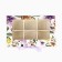 Box for 6 sweets with cells “Blave” 14.5 x 9.5 x 3.5 cm