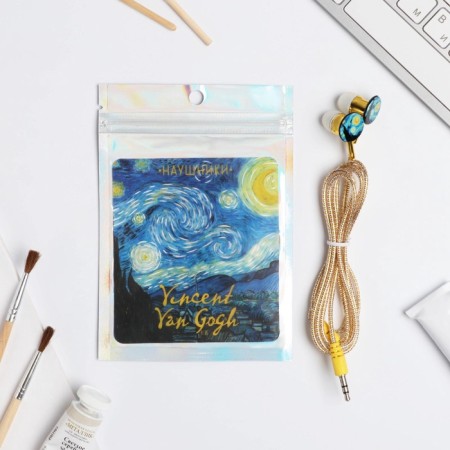 Vacuum headphones in the Van Gogh package, 10 x 15 cm-2