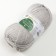 Yarn "Narodnaya" 30% wool, 70% acrylic volumetric 220m/100g (08-sv. Sery)