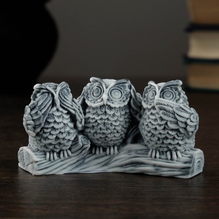 Souvenir "Three Owls" 10cm