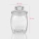 Glass jar for the spices of the Oval Dolyan, 190 ml, 10 × 6.5 cm