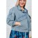 Women's jacket, size 56, blue color