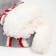 Women's socks with fur inside "New Year's caps", gray color, size 23-25 ​​(36-40)