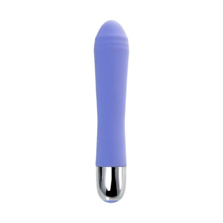 Vibrator with clitoral stimulation Flovetta Crocus, silicone, purple color, 17.5 cm-8