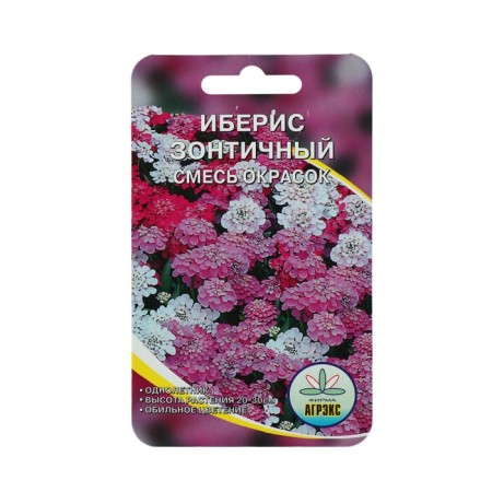 Flower seeds Iberis umbrella, "coke of colors", 0.2 g