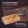 Brick made of Iranian mountain salt, 20x10x5 cm, color mix