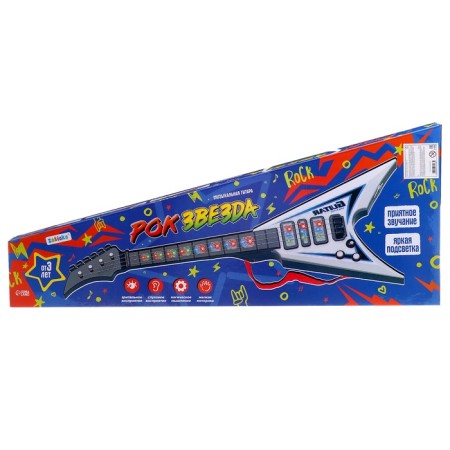 Musical guitar "Rock star", sound, light-9