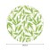 The tablecloth “Little gestures”, round, Saten, D = 150 cm