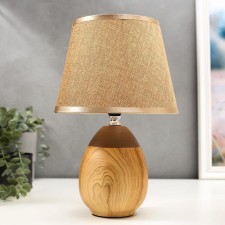 Лампа настольная 16305/1BR E14 40Вт светлое дерево 20х20х31 см RISALUX