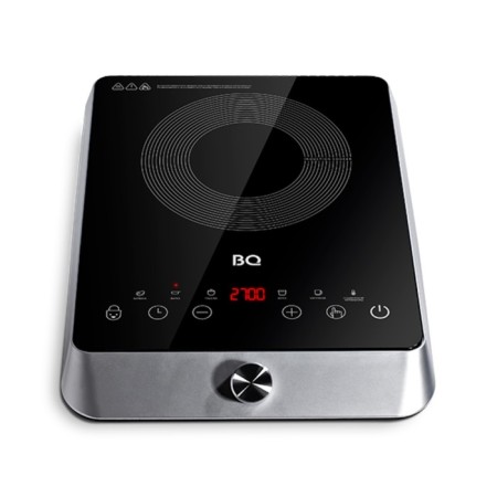 Electric tile BQ124ss, 2700 watts, 1 burner, silver-1