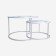 Tables Journal Loft DQ No. 2 Duae (set), D605 (475), H420 (320), f/n white marble, m/c white 10