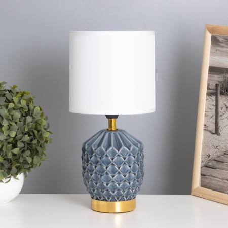 Bernard desktop lamp 1x40W E14 blue 15x15x30cm