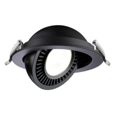 Luminer built -in LED NovOCH. Gesso, 18W, LED, 55x135x135 mm, black color