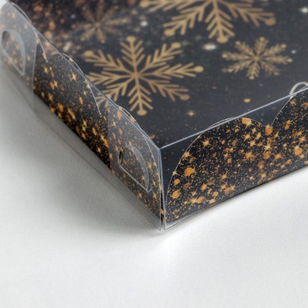 Box for confectionery products with PVC "Dream", 10.5 x 21 x 3 cm, New Year-2